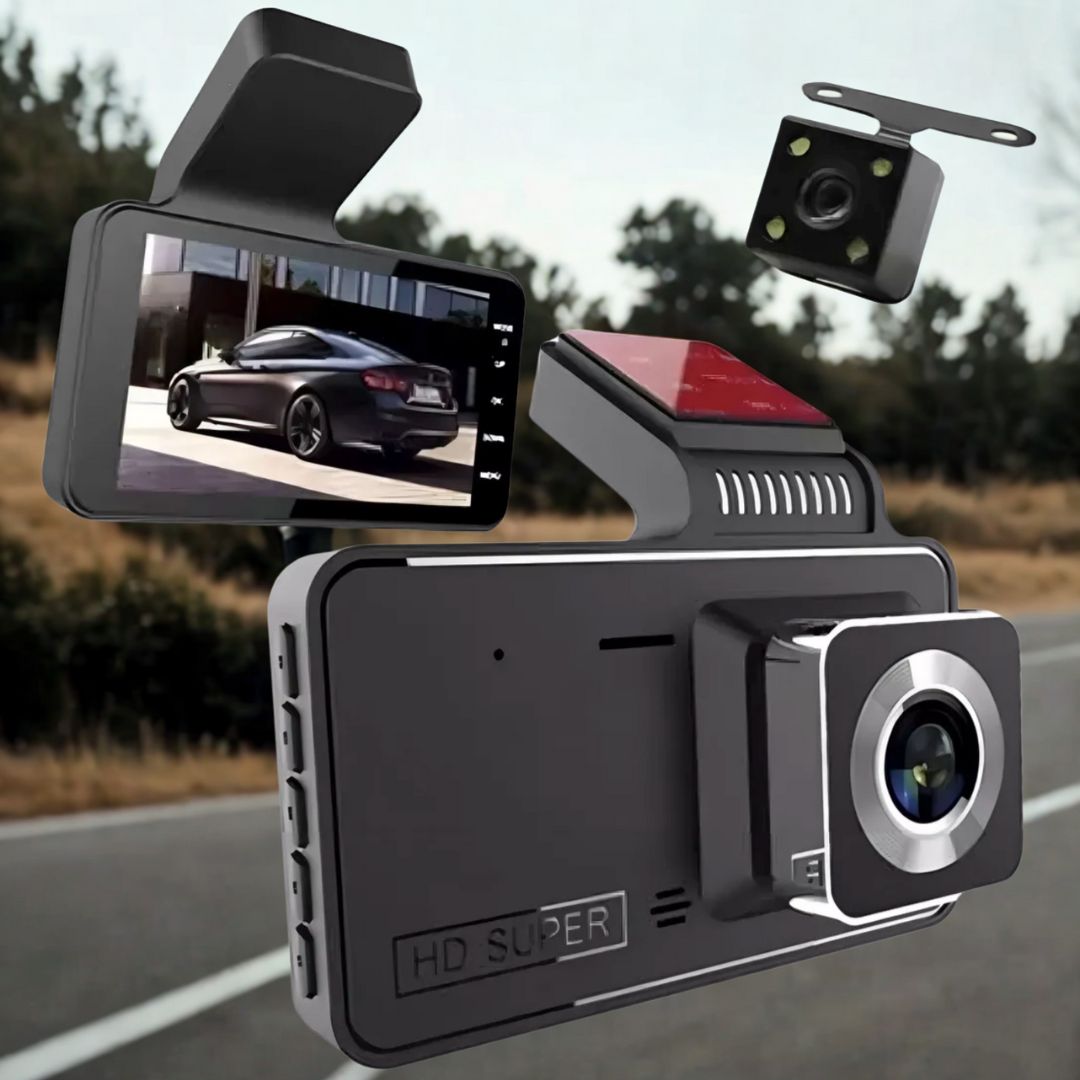 Cámara de Seguridad para Vehículo Dual Lente Full HD 1080p