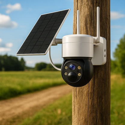 Cámara Solar WiFi Exterior Full HD