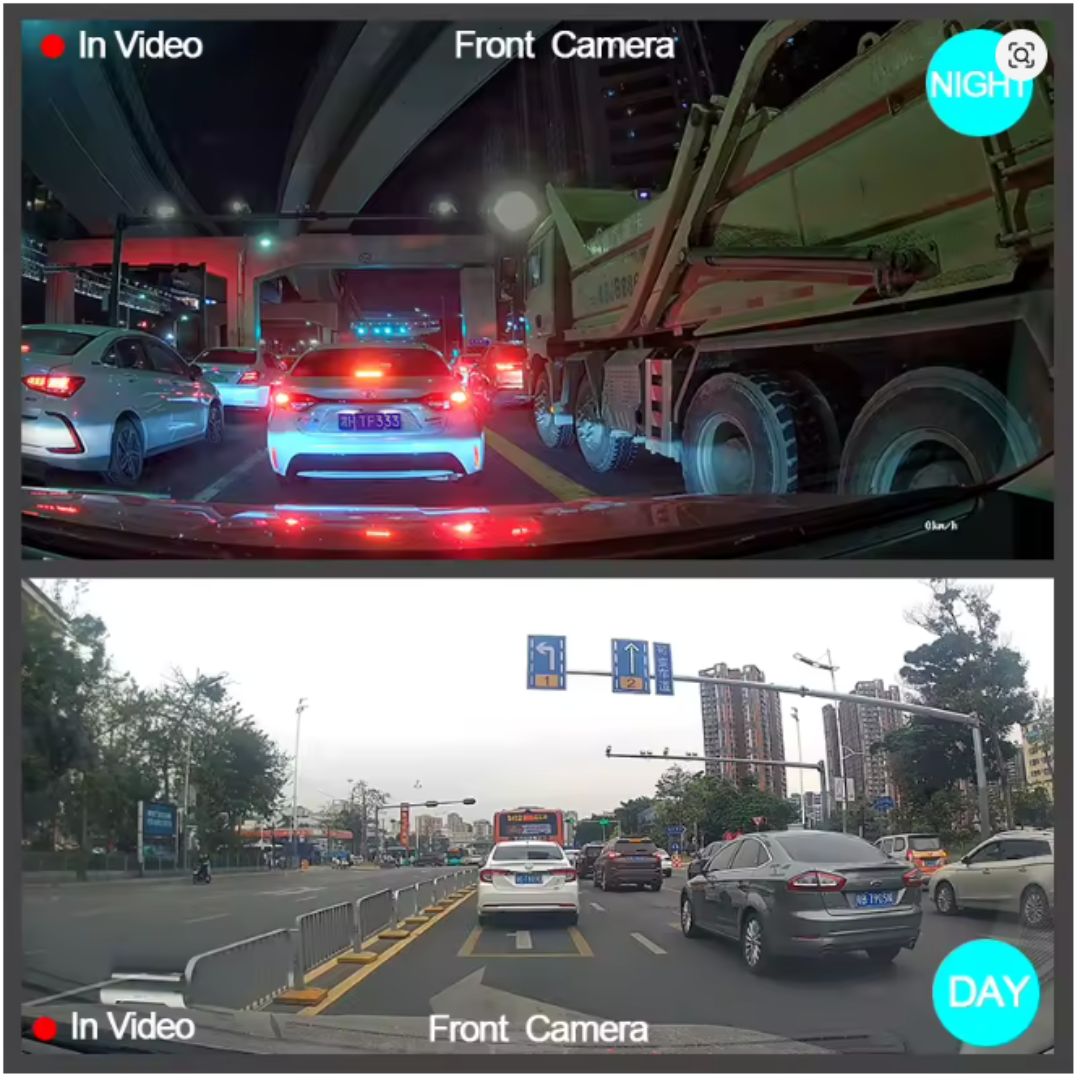 Cámara de Seguridad para Vehículo Dual Lente Full HD 1080p