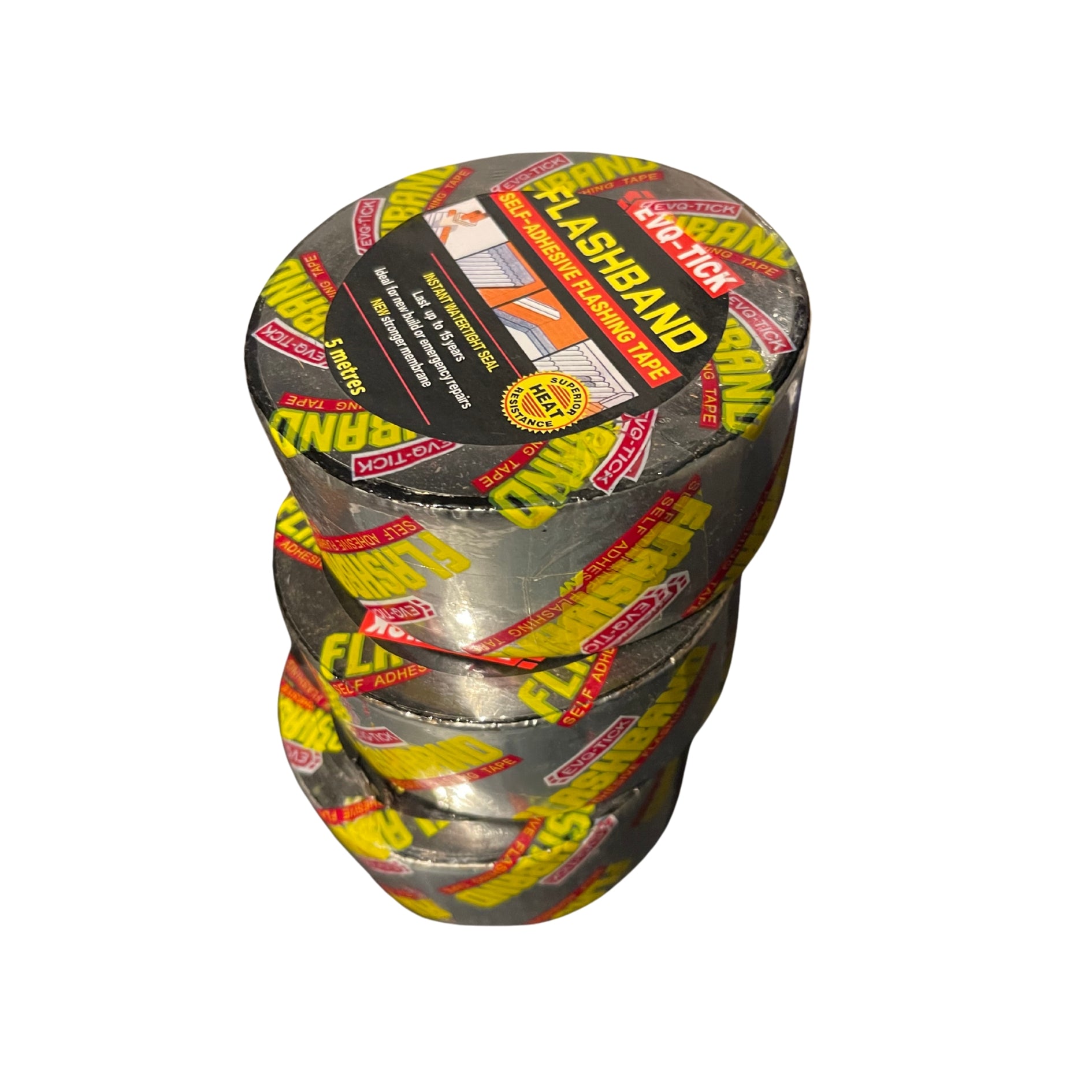 Pack 3 Cintas Selladora De Techo Anti Gotera 5mt X 5 Cm  + ENVIO GRATIS