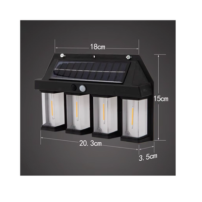 Pack 2 Lámparas Solares con Sensor Movimiento + ENVIO GRATIS
