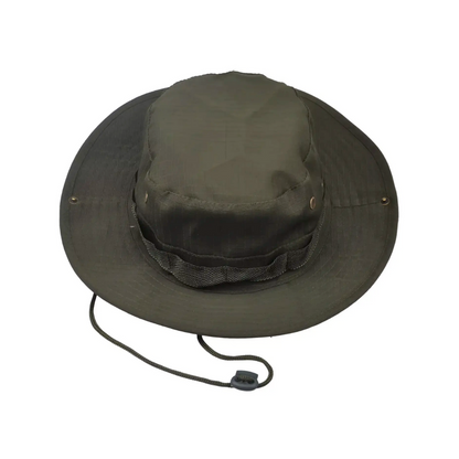 Sombrero Pescador Multifuncional – Ideal para Senderismo, Jardinería y Trekking - Verde