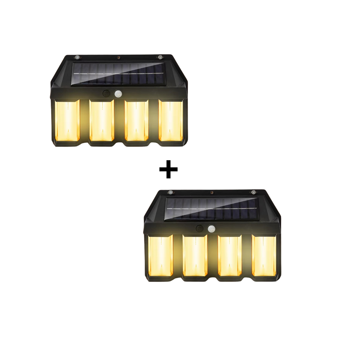 Pack 2 Lámparas Solares con Sensor Movimiento + ENVIO GRATIS