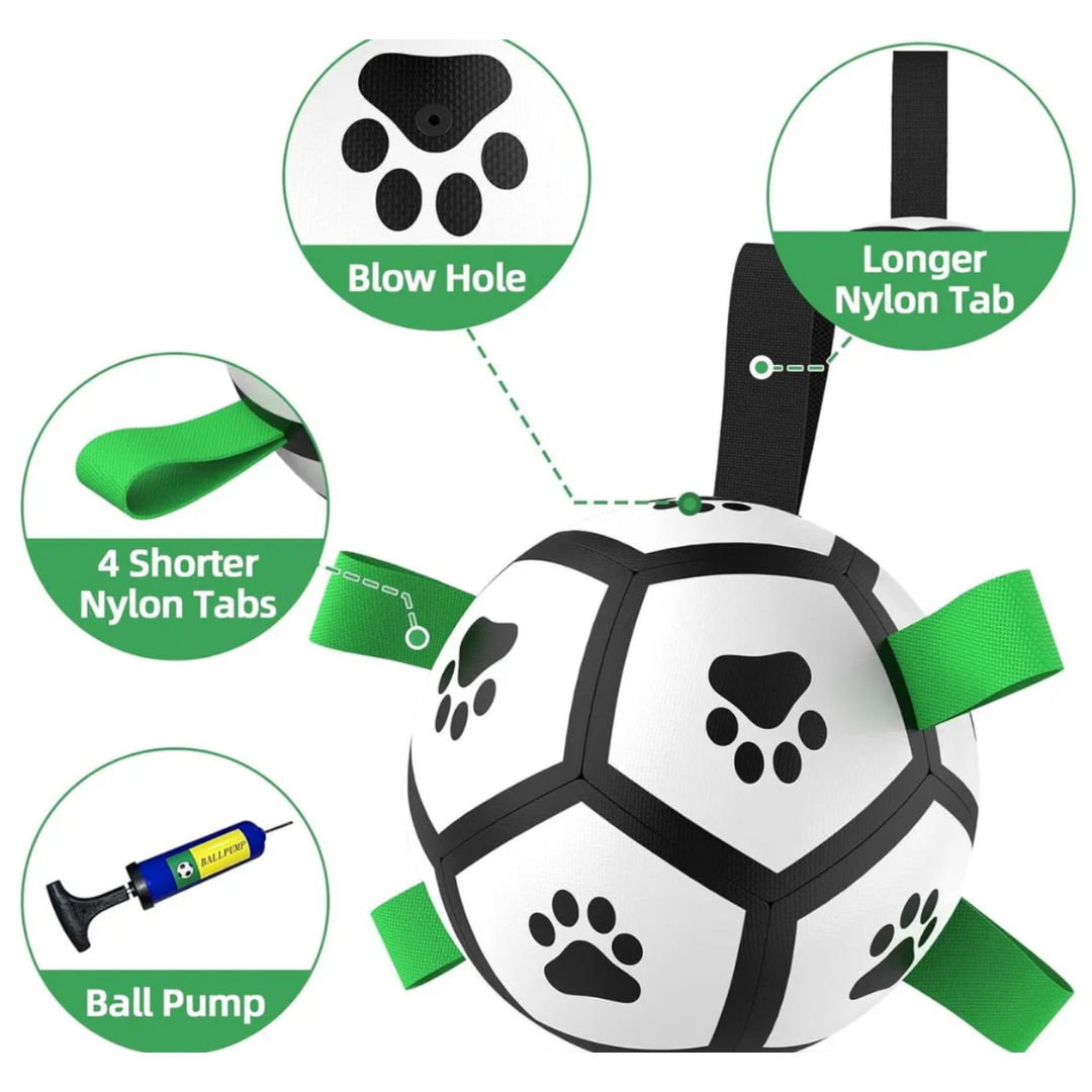 Pelota Interactiva de Agarre para Perros — 15 cm de Diámetro